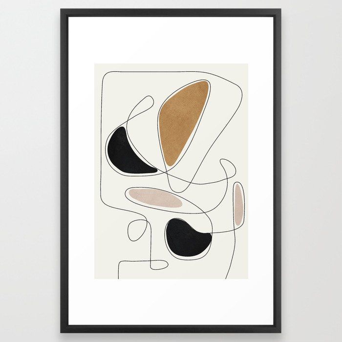 Thin Flow III Art Print With Frame 24" x 36" thumbnail 2