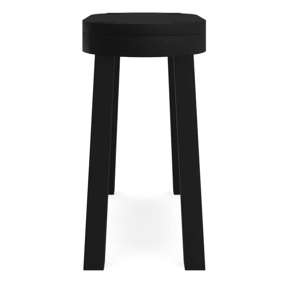 Woodland Carved Wood Accent Table thumbnail 2