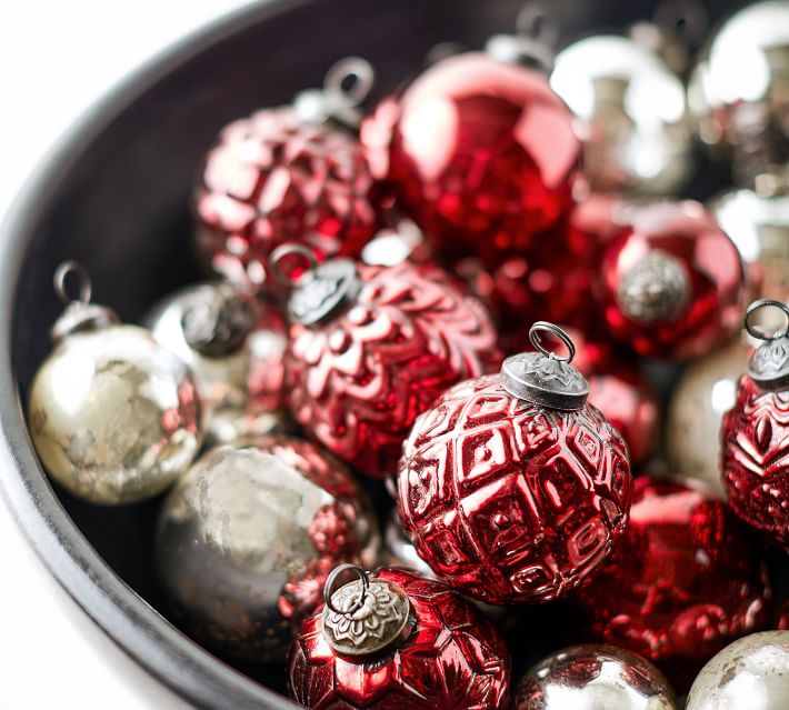 Mercury Glass Adorned Ornaments1 thumbnail 3