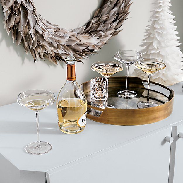 MARCELLA BRASS ANTIQUE MIRROR TRAY thumbnail 4