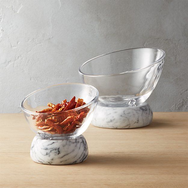 ASKEW LARGE GLASS AND MARBLE BOWL thumbnail 2