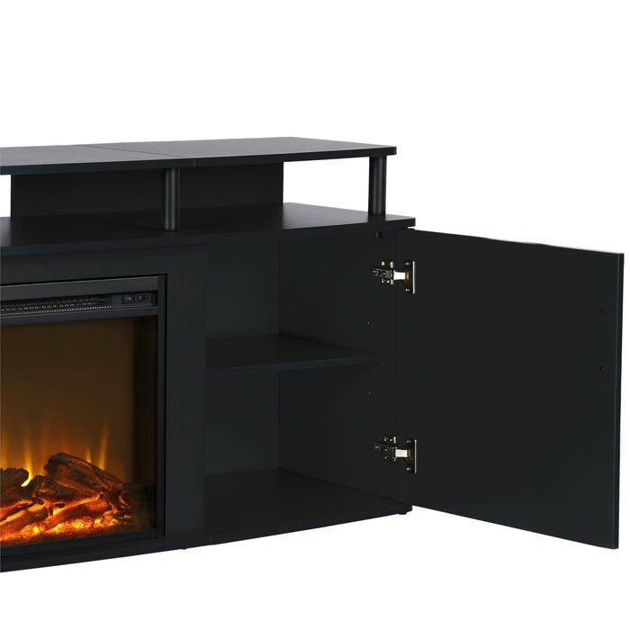 Elian TV Stand for TVs up to 70 with Fireplace Included thumbnail 3