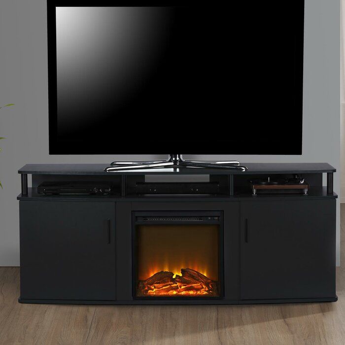 Elian TV Stand for TVs up to 70 with Fireplace Included thumbnail 4