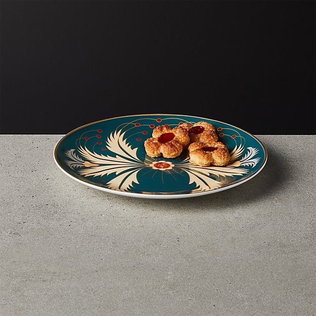 ISLA TEAL DESSERT PLATE thumbnail 2