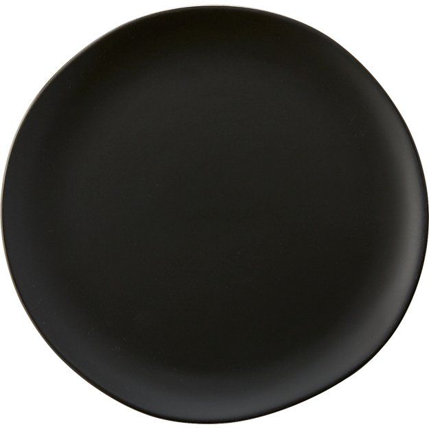 Crisp Matte Black Dinner Plate thumbnail 2
