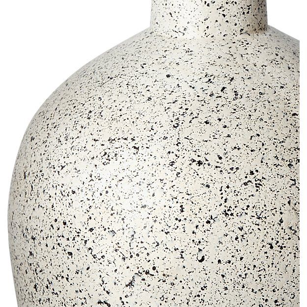 LARGO SPECKLED WHITE CERAMIC TABLE LAMP thumbnail 2
