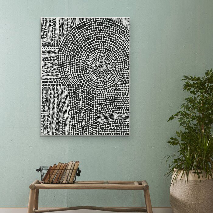 Clustered Dots B Painting Print on Canvas Unframed  thumbnail 2