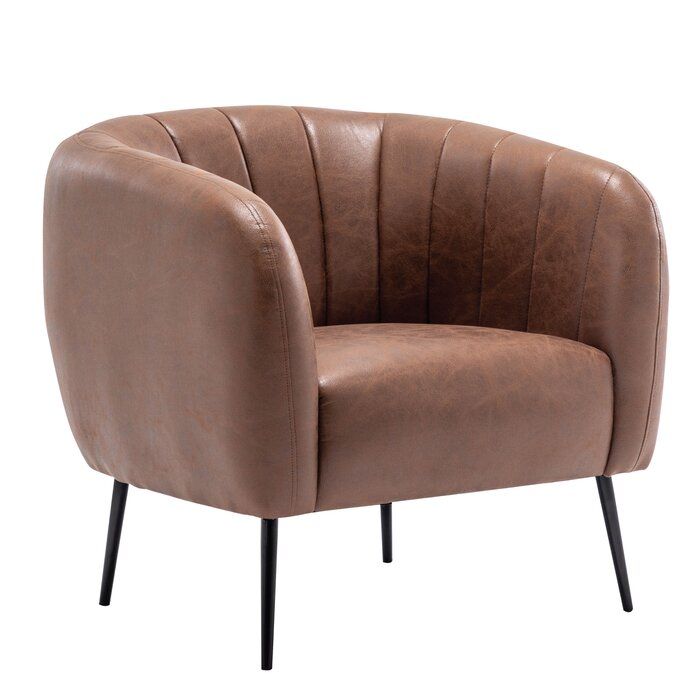 Indianola Modern Barrel Chair thumbnail 3