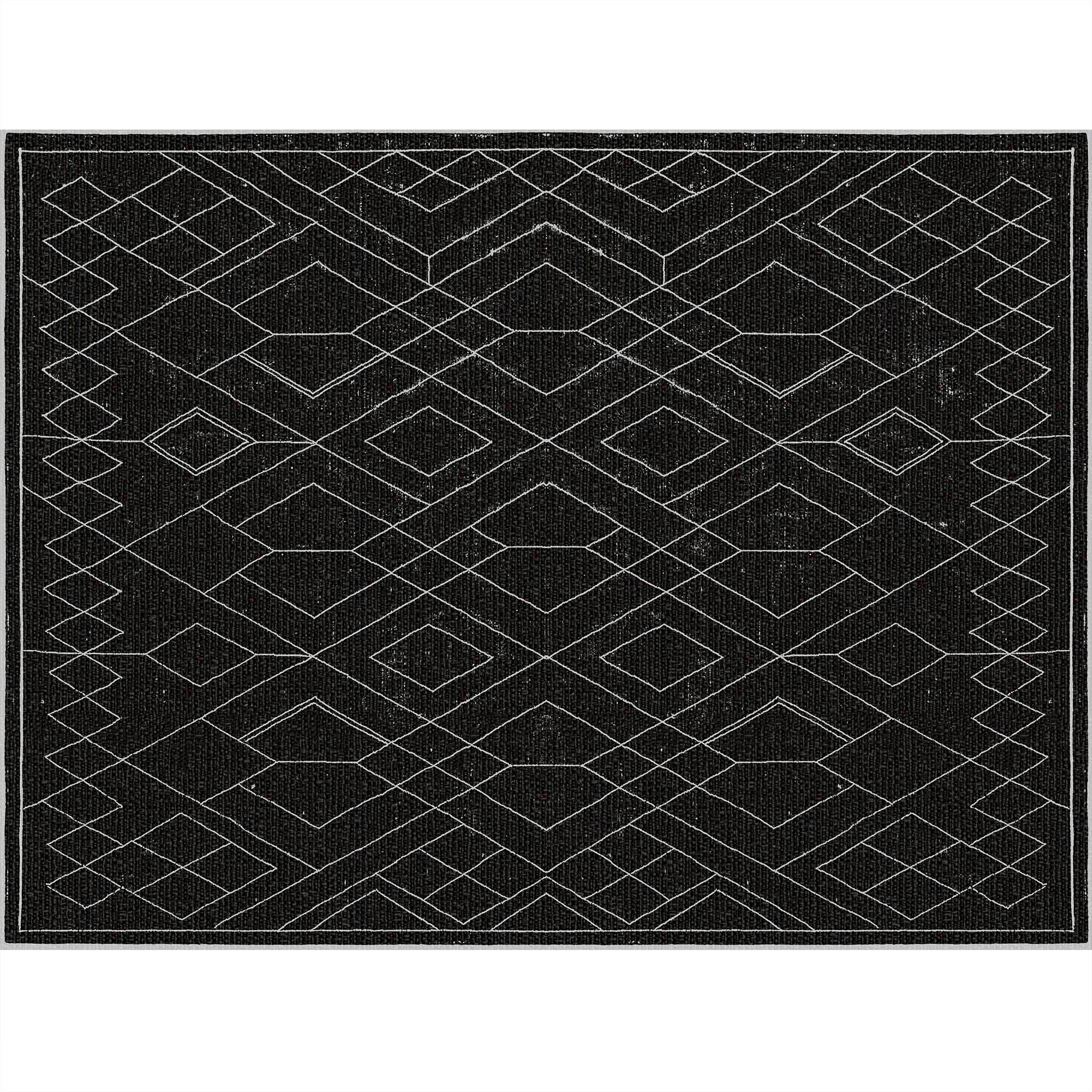 Ruell Black Rug-9'x12' thumbnail 5