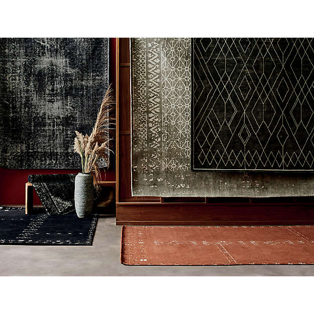 Ruell Black Rug-9'x12' thumbnail 4