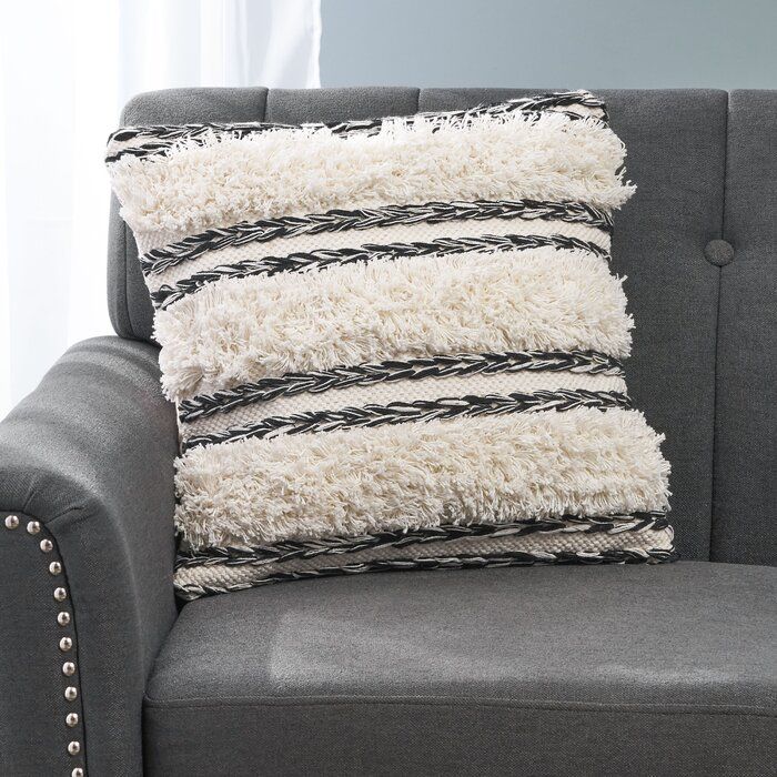 Cannock Boho Cotton Throw Pillow Cover No Insert-18"x18" thumbnail 3