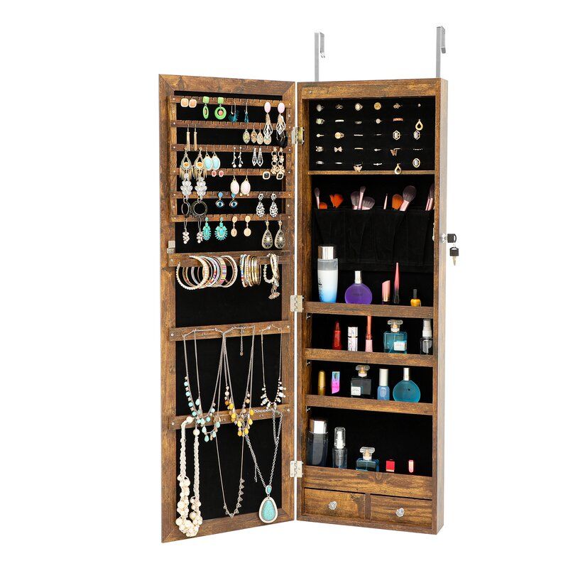  Jewelry Storage Mirror Cabinet thumbnail 2