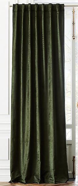 Cotton Viscose Evergreen Curtains thumbnail 3