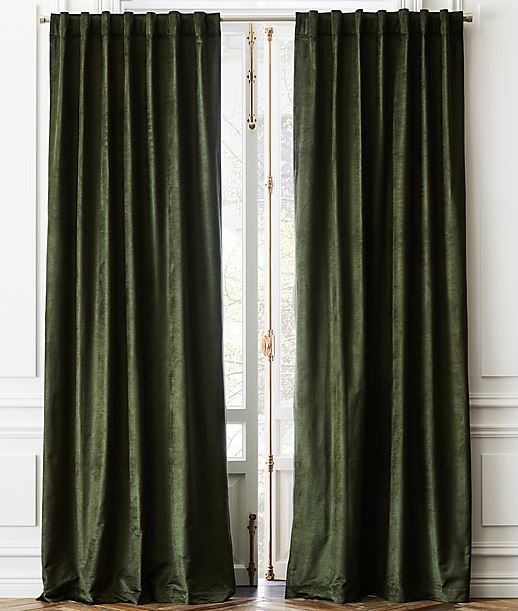 Cotton Viscose Evergreen Curtains thumbnail 4