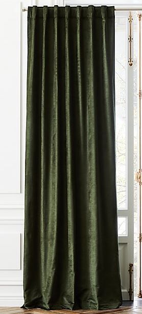 Cotton Viscose Evergreen Curtains thumbnail 5