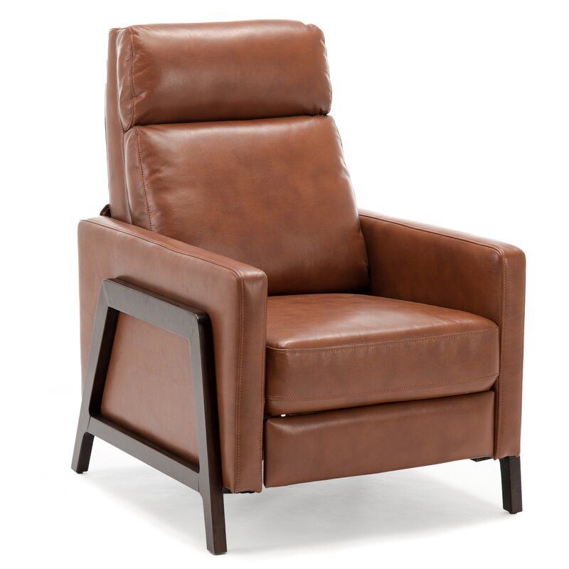 Faux Leather Manual Recliner thumbnail 2