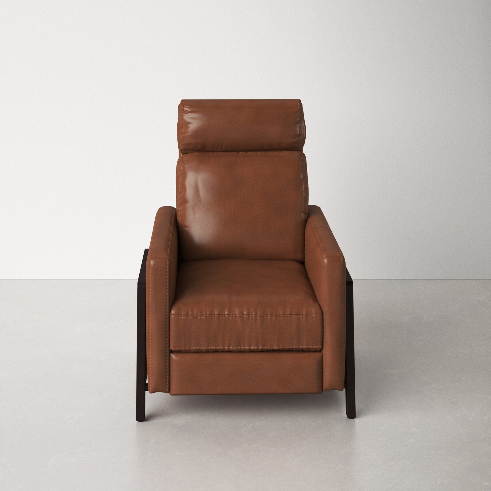 Faux Leather Manual Recliner thumbnail 3