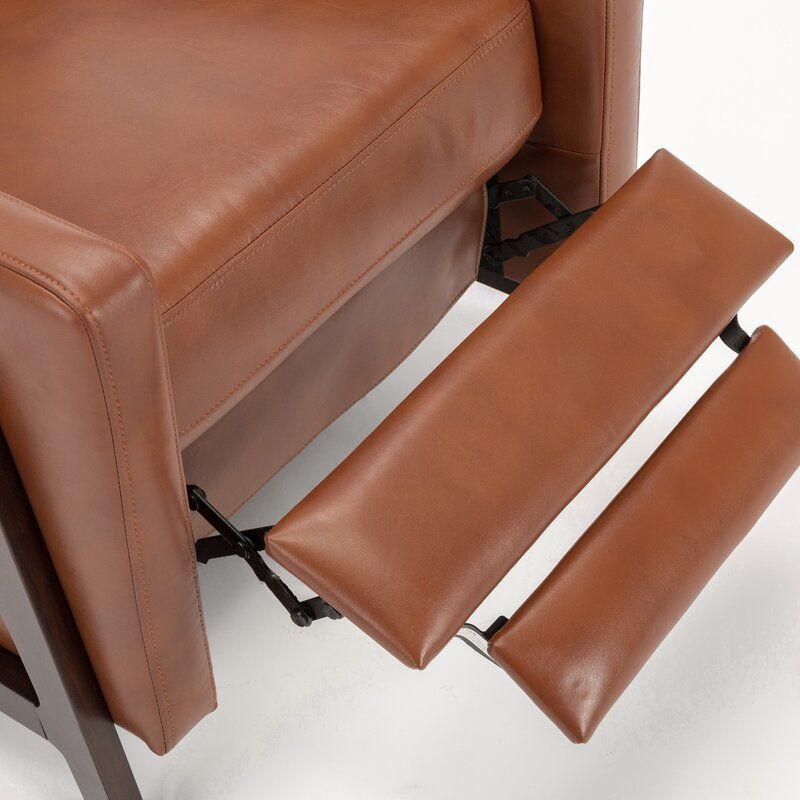 Faux Leather Manual Recliner thumbnail 5
