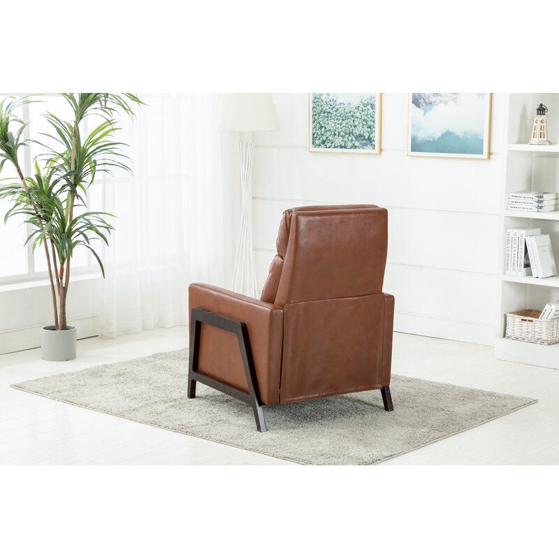 Faux Leather Manual Recliner thumbnail 9