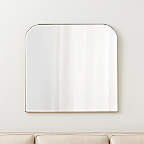 Edge Brass Arch Wall Mirror thumbnail 3