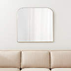 Edge Brass Arch Wall Mirror thumbnail 5