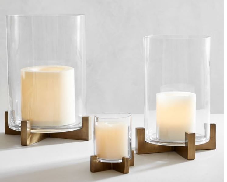 Brooks Cross Bar Hurricane Brass Votive thumbnail 10