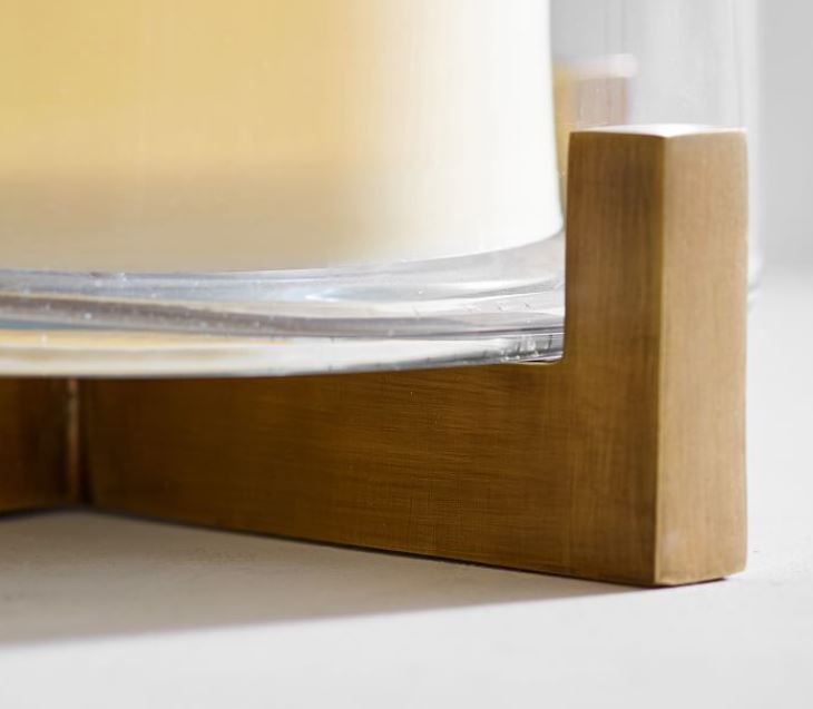 Brooks Cross Bar Hurricane Brass Votive thumbnail 11