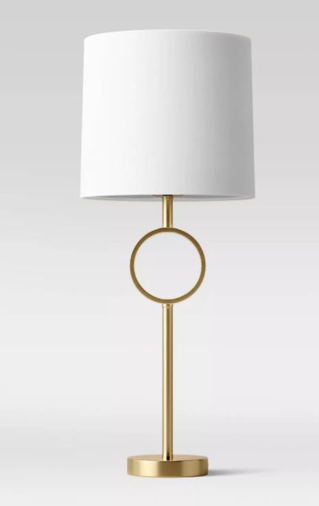 Large Metal Ring Table Lamp thumbnail 2