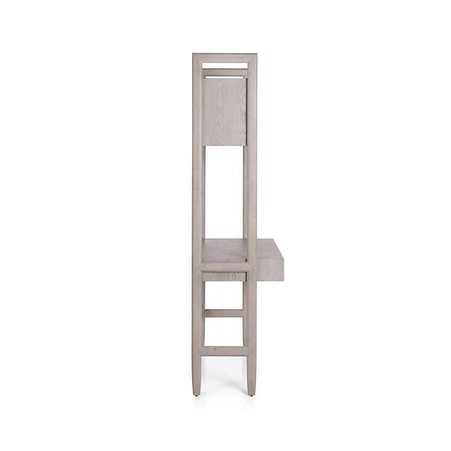 Tate Stone Bookcase Desk with Power thumbnail 3