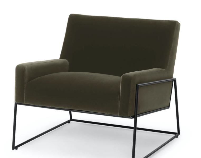 Regis Juniper Green Lounge Chair thumbnail 3