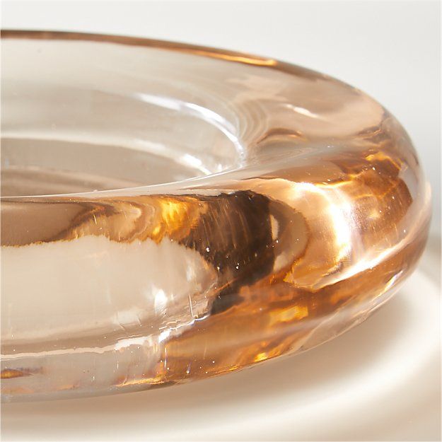 BANGLE DIRTY ROSE LOW GLASS BOWL thumbnail 2