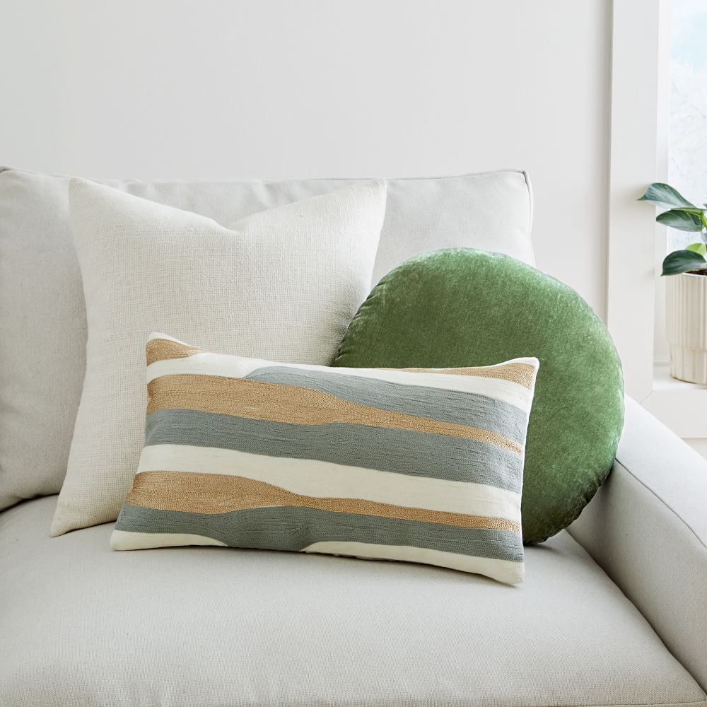 Silk Hand Loomed Pillow Covers no insert thumbnail 2