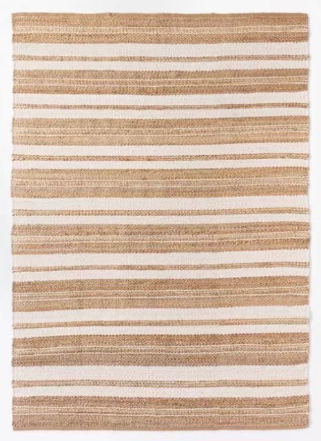 Riverton Hand Woven Striped Area Rug-5'x7' thumbnail 2