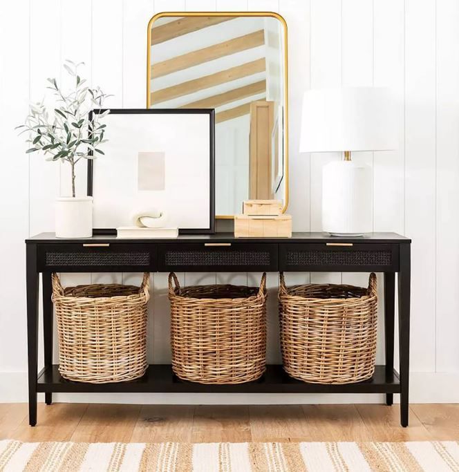 Riverton Hand Woven Striped Area Rug-5'x7' thumbnail 4