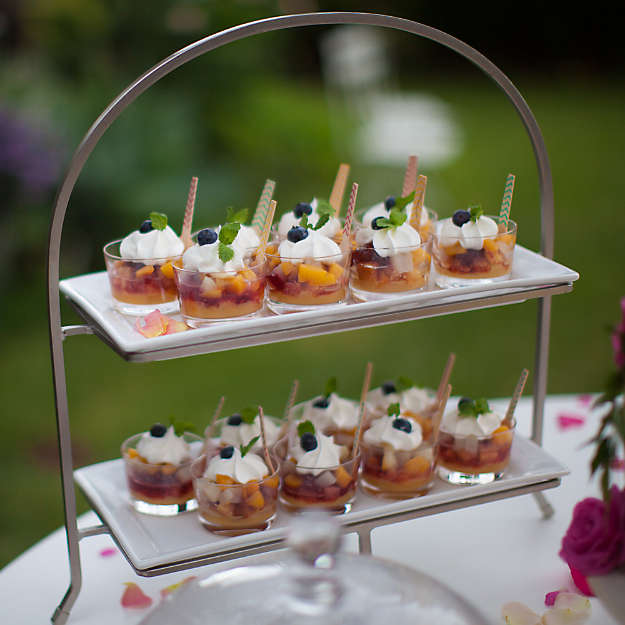 Cambridge 2-Tier Server with Plates thumbnail 3
