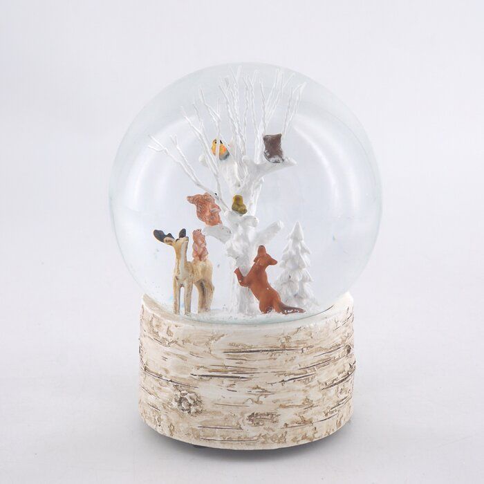 Woodland Animals Snow Globe thumbnail 4