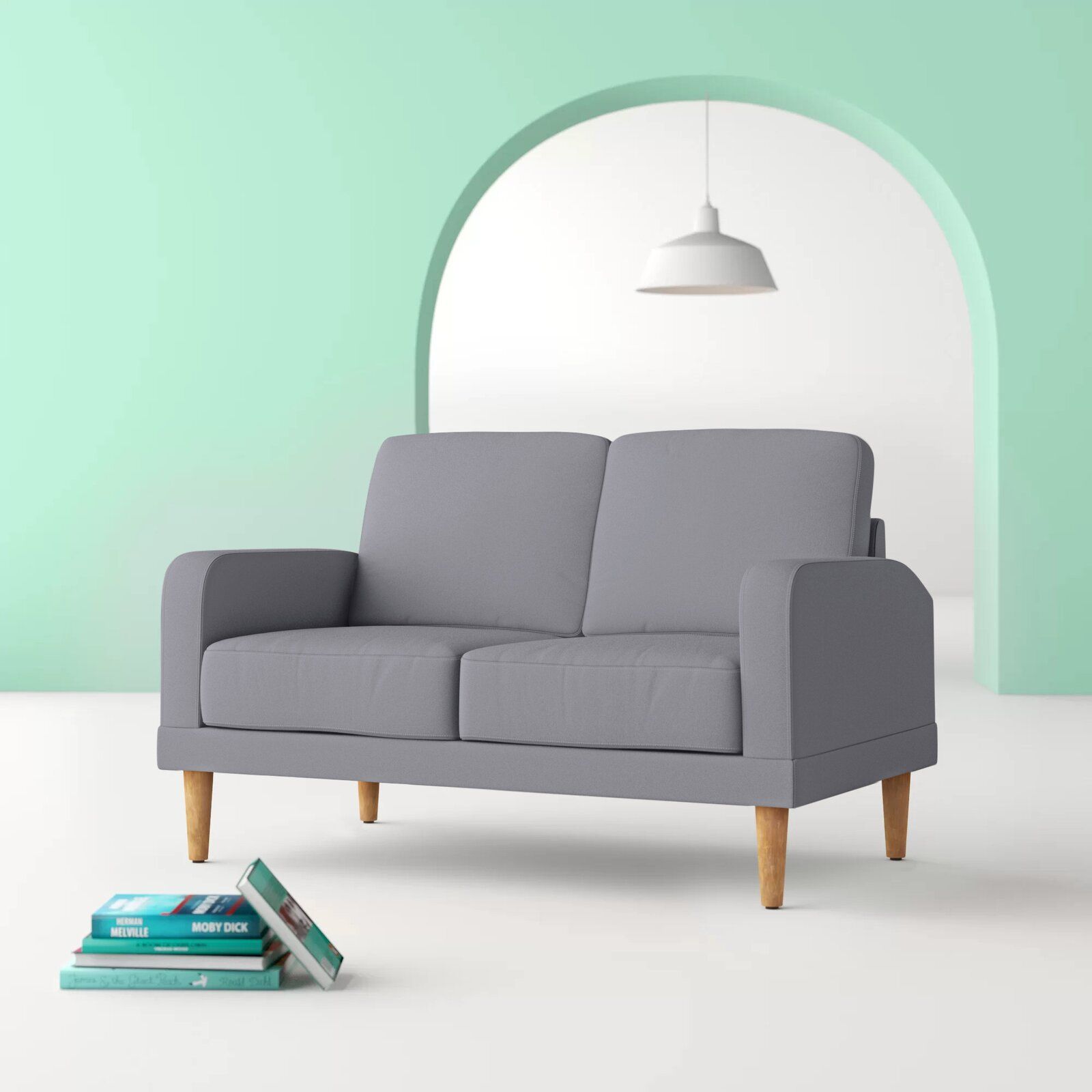 Coffield Square Arm Loveseat thumbnail 3