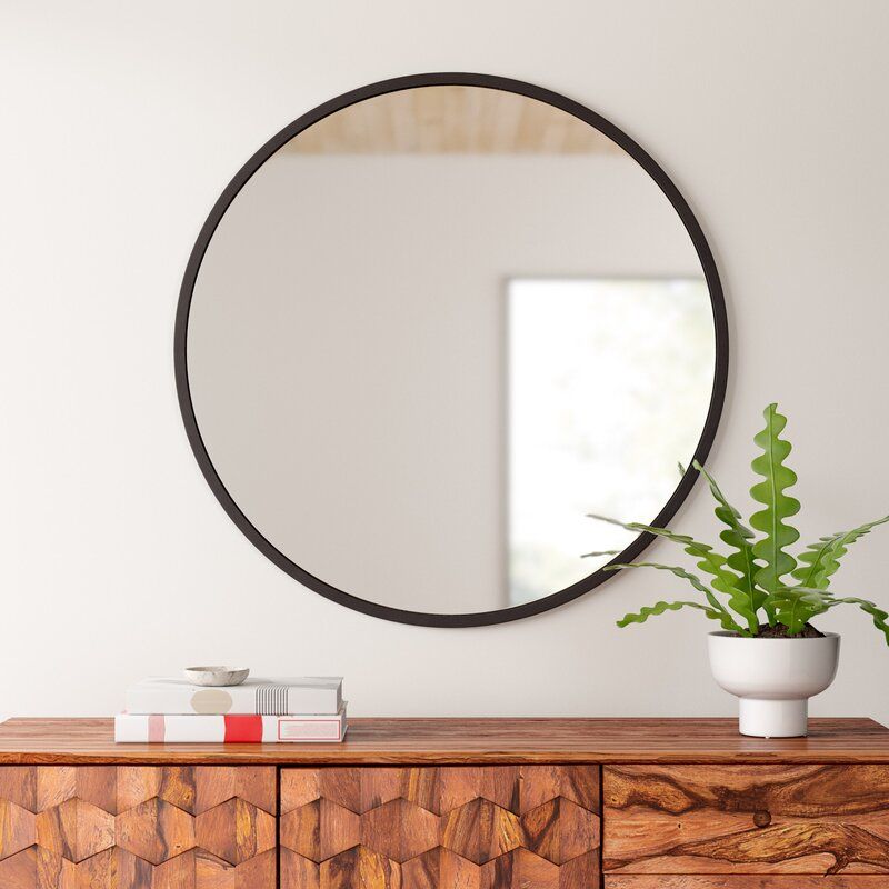 Hub Modern and Contemporary Bathroom Vanity Mirror thumbnail 2