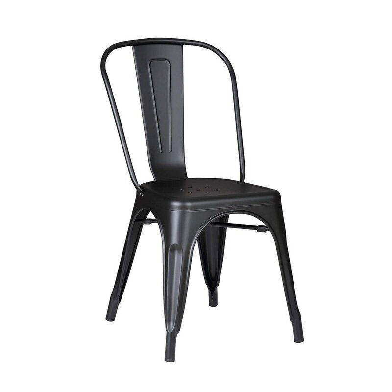 Brien Metal Slat Back Side Chair thumbnail 2