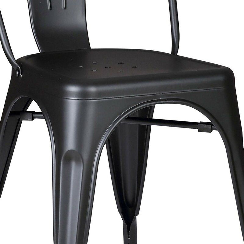 Brien Metal Slat Back Side Chair thumbnail 3