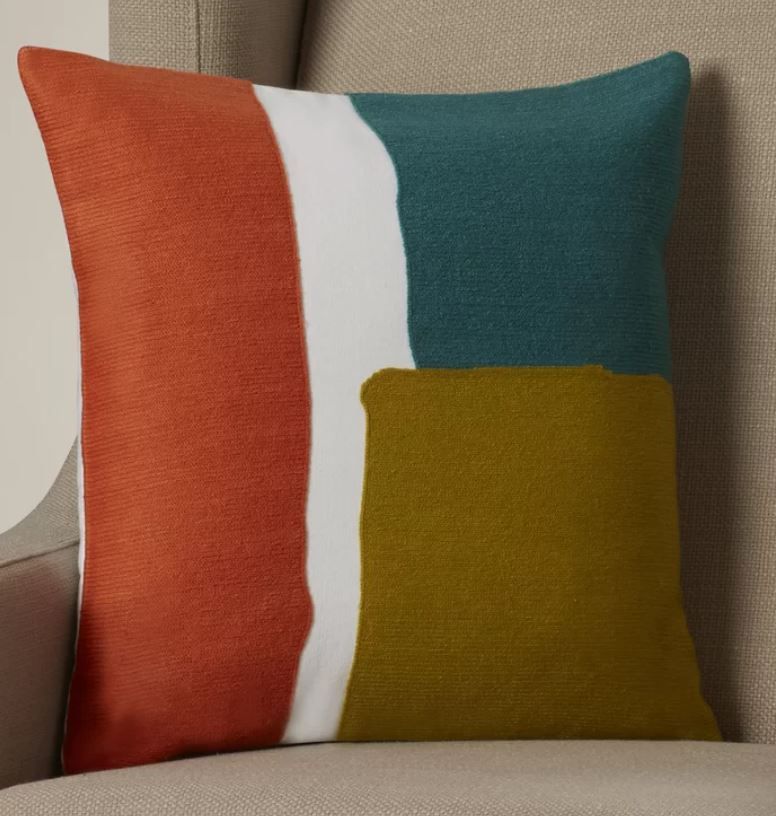Beatriz Cotton Throw Pillow With Insert-20"x20" thumbnail 2