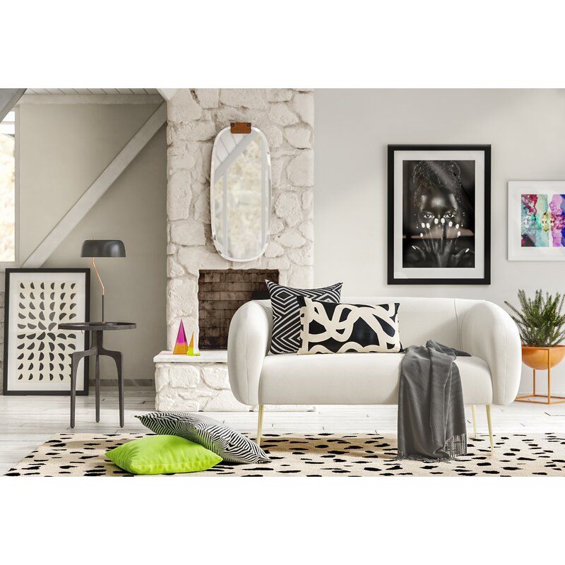 Miya Animal Print Hand Tufted Wool Beige Black Area Rug-9'x13' thumbnail 2
