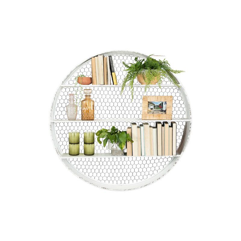 Lavonne 3 Piece Circle Metal Accent Shelf thumbnail 3