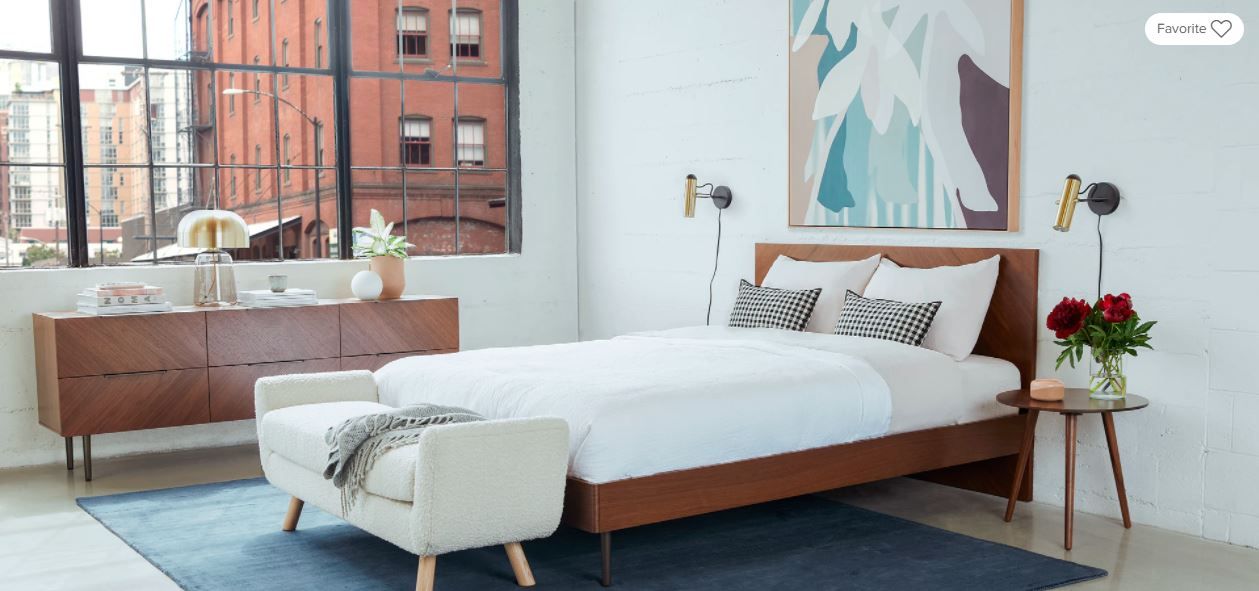 Nera Walnut Bed-Queen thumbnail 2