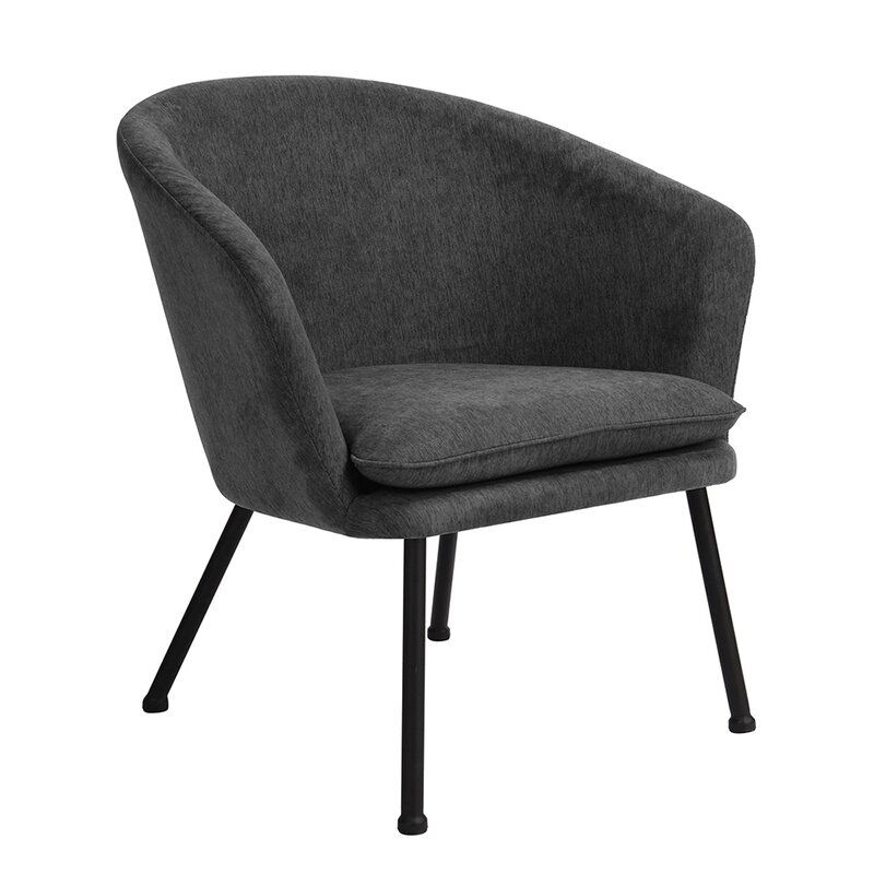Brittnie Wide Polyester Barrel Chair thumbnail 4
