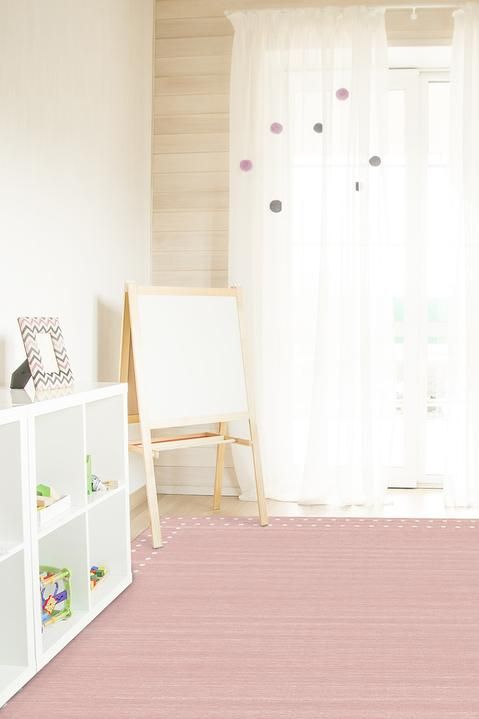 Dot Border Pink Rug-8'x10' thumbnail 3