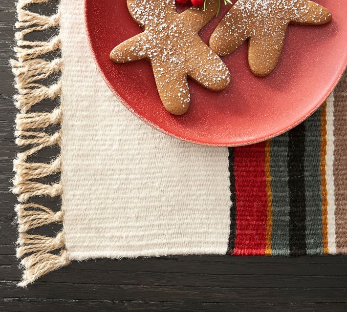 Pendleton® Yakima Striped Handwoven Jute Placemats thumbnail 2