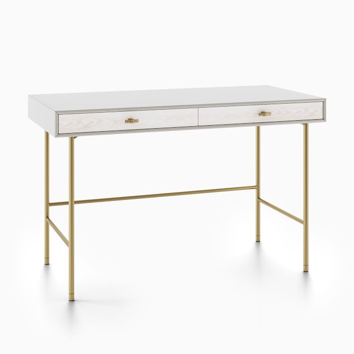 Modernist Wood and Lacquer Desk thumbnail 11