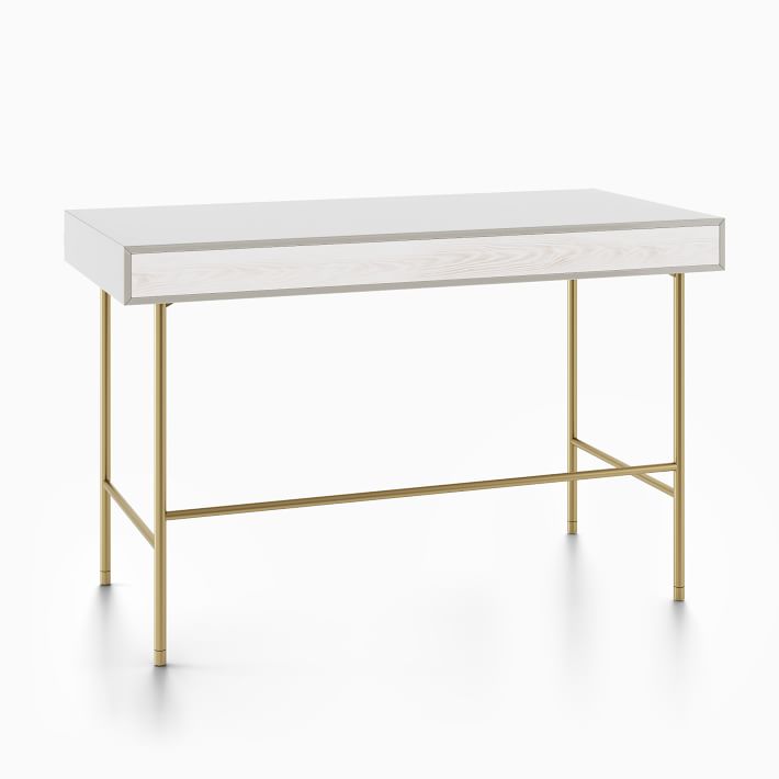 Modernist Wood and Lacquer Desk thumbnail 4