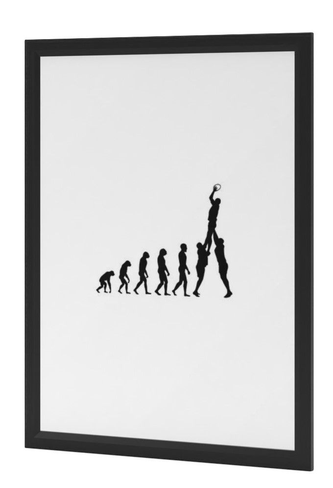 Evolution Rugby 2 Line out Framed Art Print thumbnail 2